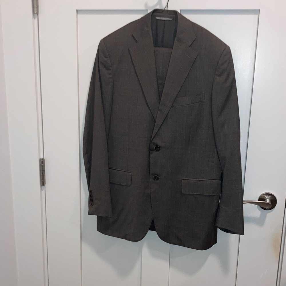 Classic Men's Brown Canali Suit